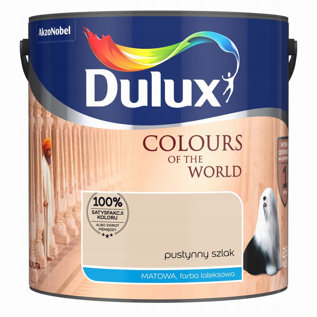 Dulux Kolory Świata Farba Lateksowa Ścienna Pustynny Szlak Mat 2,5L