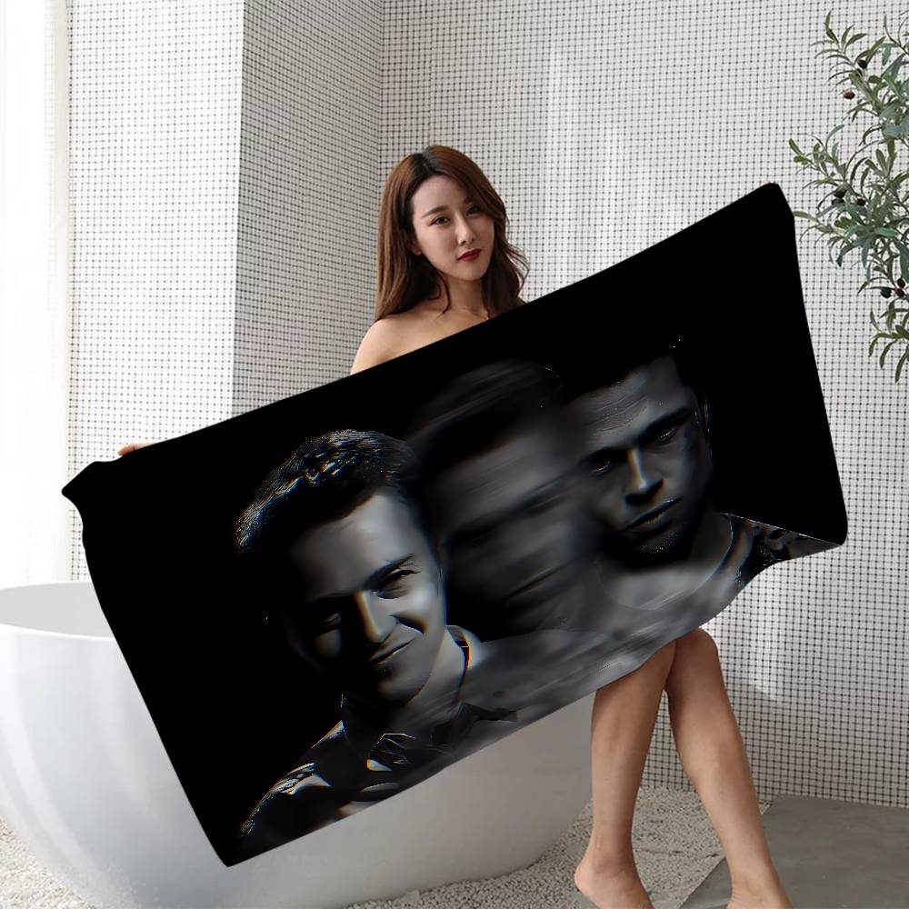 Cult Movie F-Fight C-Club Microfiber Printed Beach Towel Mountain Climbing Yoga Beach Swimming Running Absorbent Soft Towel