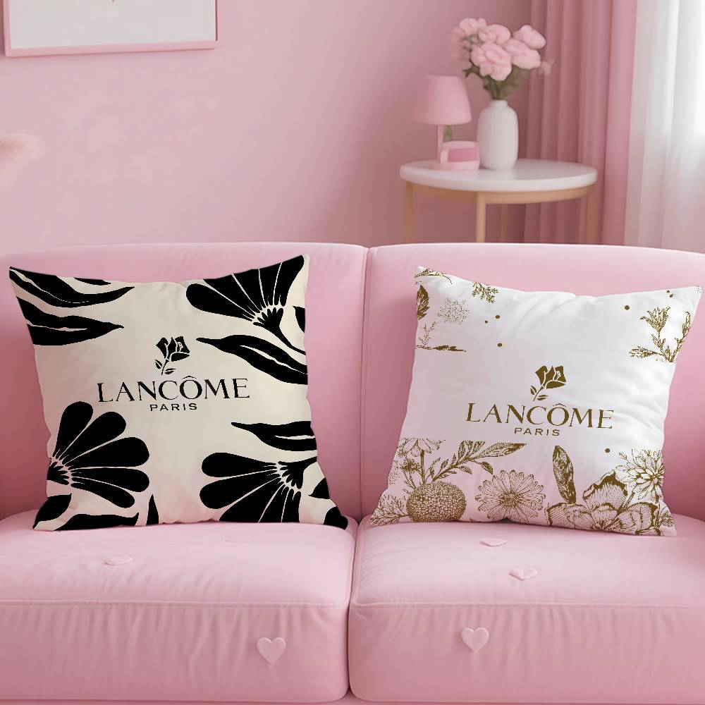 L-L-LancomeS Modisches Muster Kissenbezug Milbenschutz Kissen Unsichtbarer Reißverschluss seidig kurzer Plüsch Sofakissenbezug