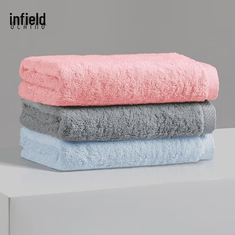 UCHINO Pure Cotton Weak-Twist Cloud Towel 3-Pack 96g