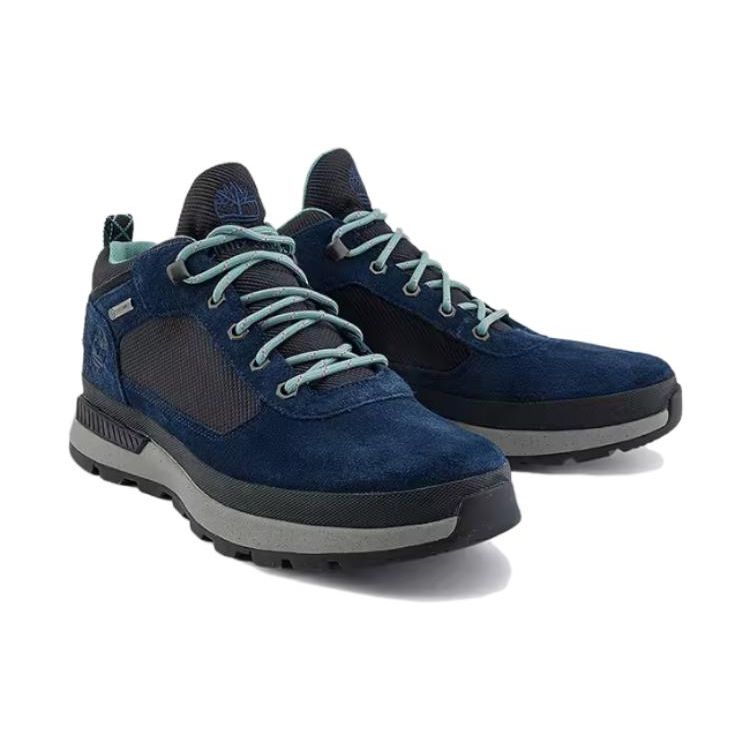 Timberland Casual Versatile Outdoor Hiking Shoes Men Hiking Shoes Blue Black A61DG