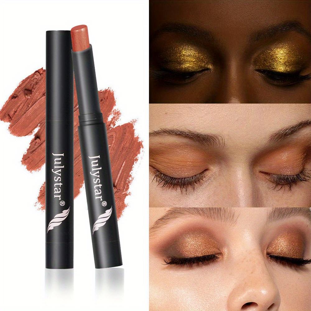 Spinning Pearl Eyeshadow Stick, Matte and Shimmer Eye Brightener Stick Zvýrazňující tyčinka na konturování stínů Voděodolný make-up očních stínů pro ženy