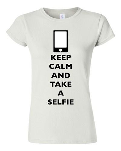 Детская футболка с надписью Keep Calm And Take A Selfie, фото с камеры телефона, смешная DT футболка, унисекс футболка XXXXL