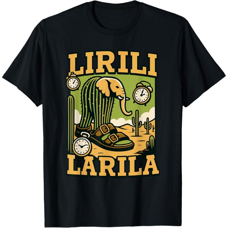 Italian Brainrot Lirili Larila, Funny Brain Rot Meme T-Shirt S