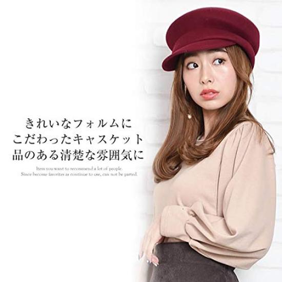 Wool Asymmetrical Casquette Camel [Curvy's] 01.