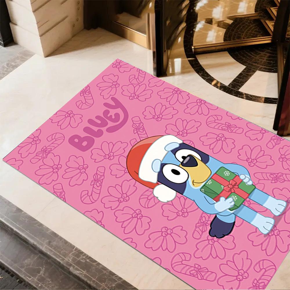 Bluey Friends Adventure Carpet Suitable for Living Rooms Outdoor Study Room Balcony Anti-slip Rug Office Home Decor Spiritual Gift