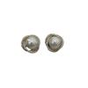 Elegant Princess Diamond Pearl Earrings: Luxurious, Versatile, and Exquisite Studs in a Fashionable Style