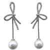 S925 Silver Needle Zircon Tassel Earrings: Fashionable, Luxurious, and Exquisitely Simple for Women