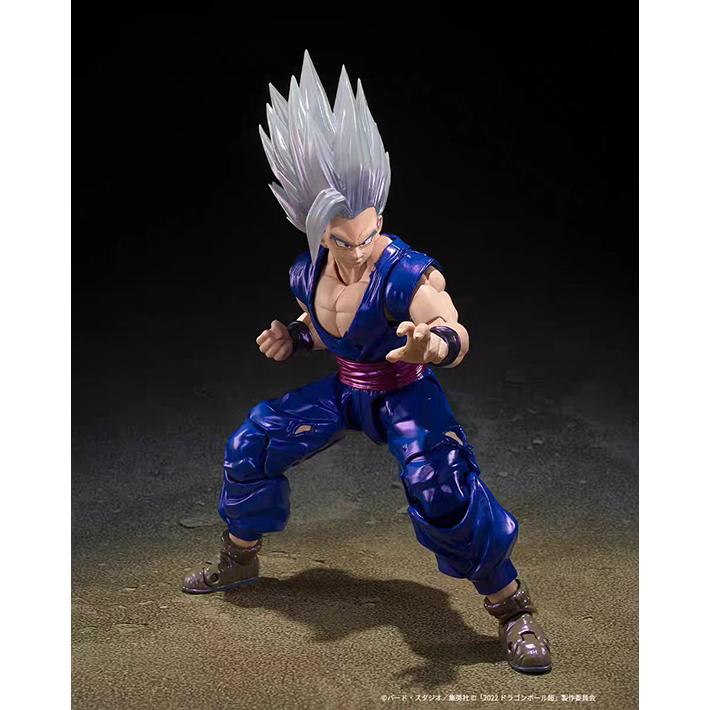 In Stock Shipping Bandai Shf Son Gohan (Beast) Sdcc--Exclusive Edition Dragon Ball Super Super Hero Model Toys Gifts