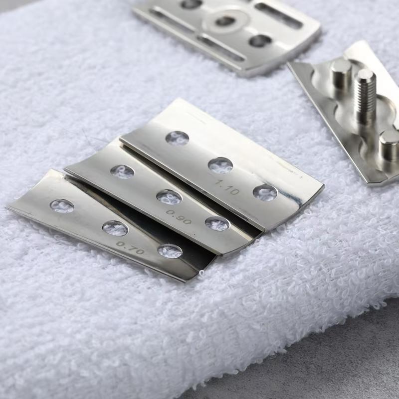 Yaqi Hohe Qualität Neu Trifecta Verstellbar 316 Edelstahl Poliert Sicherheitsrasierer Kopf Mit Unterschiedlichen Klingenspalten Zum Rasieren