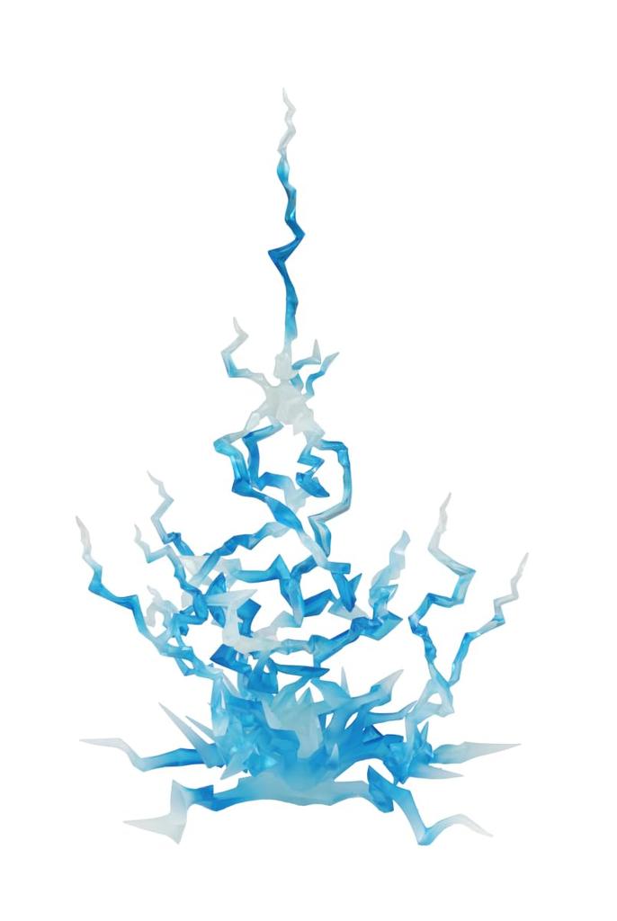 TAMASHII NATIONS Tamashii EFFECT THUNDER Blue Ver. for S.H.Figuarts, Approximately 240mm, PVC & ABS Figure Effect Parts