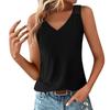 Women's Fashion Casual Colour Sleeveless Back Hollow Out Lace T-Shirt Top