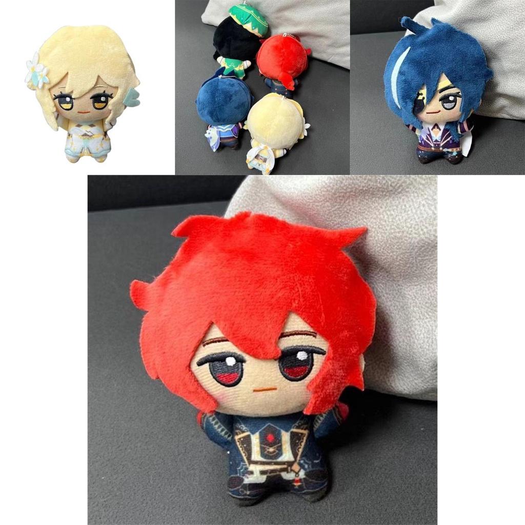 Genshin Impact Plüschpuppen Anhänger Venti Lumine Weich Gefüllt Schlüsselanhänger Geschenk