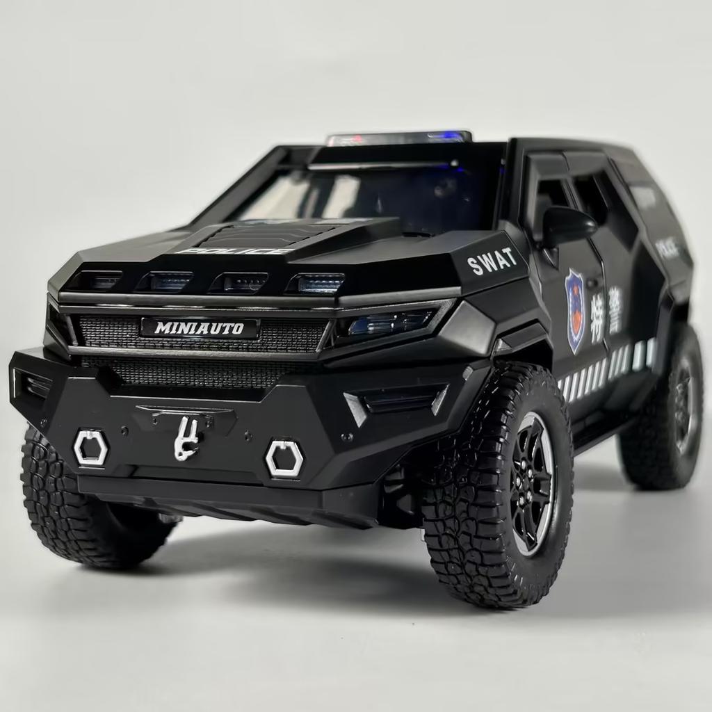 1:24 Rezvani Vengeance Offroad SUV Legierung Metall Druckguss Modellauto Heimdekoration & Sammlerstücke Hobby Display Feiertagsdekorationen