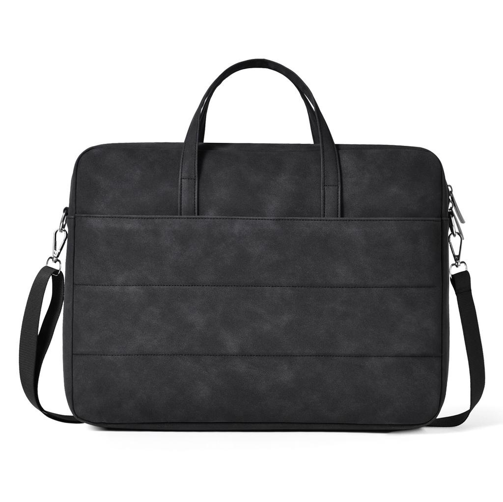 TS JYL laptop bag,Lightweight PU Laptop Bag 14 Inch Waterproof Shockproof Shoulder Briefcase
