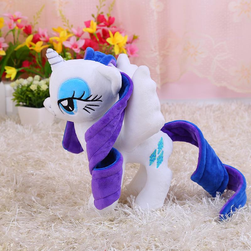Adorable Rainbow Unicorn Plush Toy - My Little Pony Birthday Gift for Kids