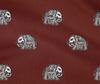 oneOone Cotton Flex Fabric Elephant Block Printed Craft Fabric BTY 40 Inch