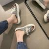 Open Toe Sandals With Strap Woman Slippers Outside Soft Canvas Shoes for Women Thick Slides New Collection Casual Vip Style Shoe