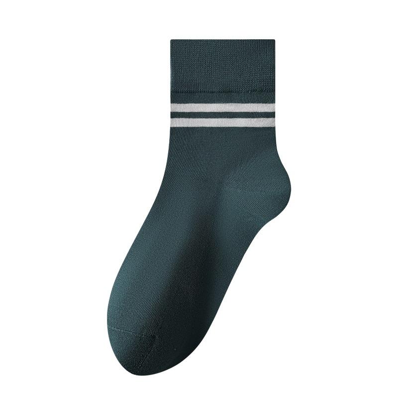 Men's Autumn and Winter Cotton Parallel Bars Anti Pilling Deodorizing Cotton Socks