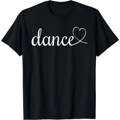 Love Dance Cute Dance T-Shirt  Graphic T Shirts  Kawaii Clothes  Shirts for Women  Ropa De Mujer