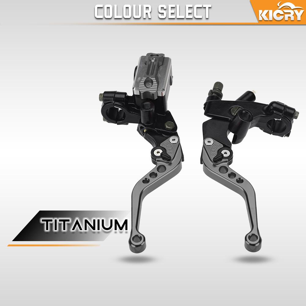 7/8 inch Motorcycle Front Disc Hydraulic Brake Pump Clutch Master Cylinder Levers Handle Brake Master Cylinder Reservoir Levers