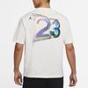 Jordan Solid Color Jumpman Logo Crew Neck Short Sleeve T-Shirt Men Tops White DM1419-901