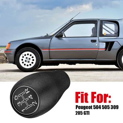 1 Pz Pomello Leva Cambio Manuale 5 Marce Leva Cambio Manopola Bastone Accessori Interni Auto in Plastica Peugeot 504 505 309 205 GTI