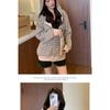 Women S Striped Zip Up Loose Fit Hooded Sweatshirt