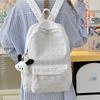 Schoolbag Large capacity middle and high school burden reduction backpack Campus cute versatile schoolbag Small fresh cartoon casual girls backpack