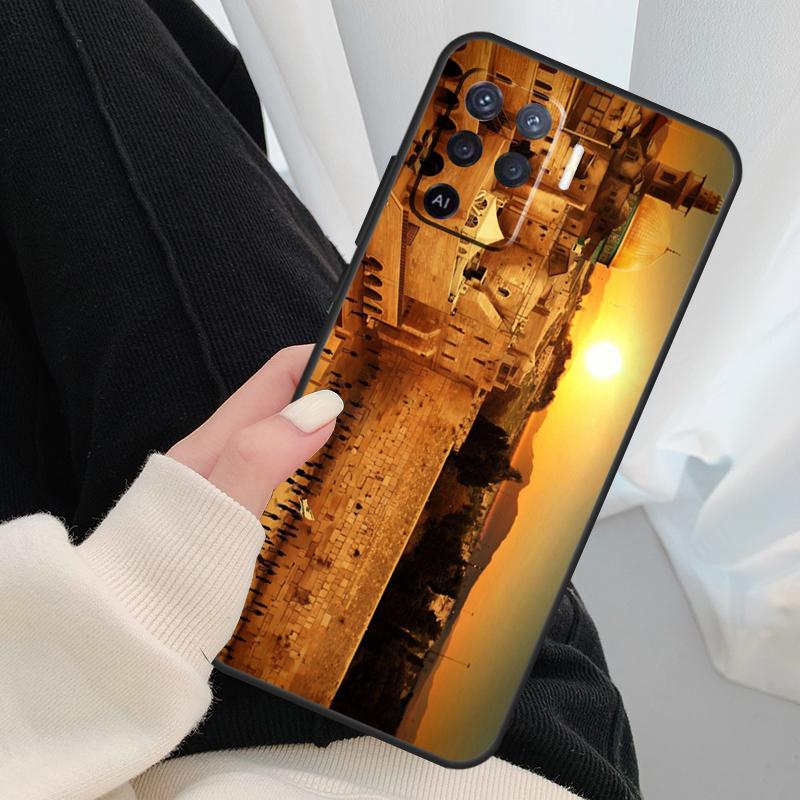Jerusalem Western Wailing Wall Case For Oppo A96 A76 A16 A60 A98 A58 A78 A18 A38 A80 A40 A77 A57 A17 A74 A54 A94 A15 A5 Pro
