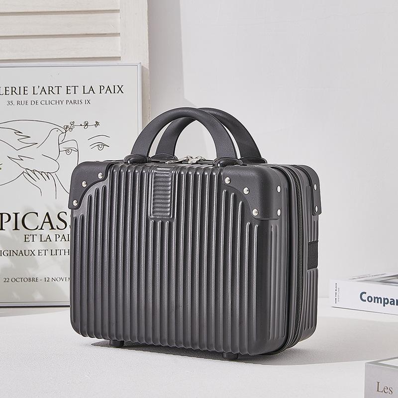 14" Carry-On Suitcase & Travel Organizer, Large Capacity 16" Lightweight Makeup Bag & Toolbox.