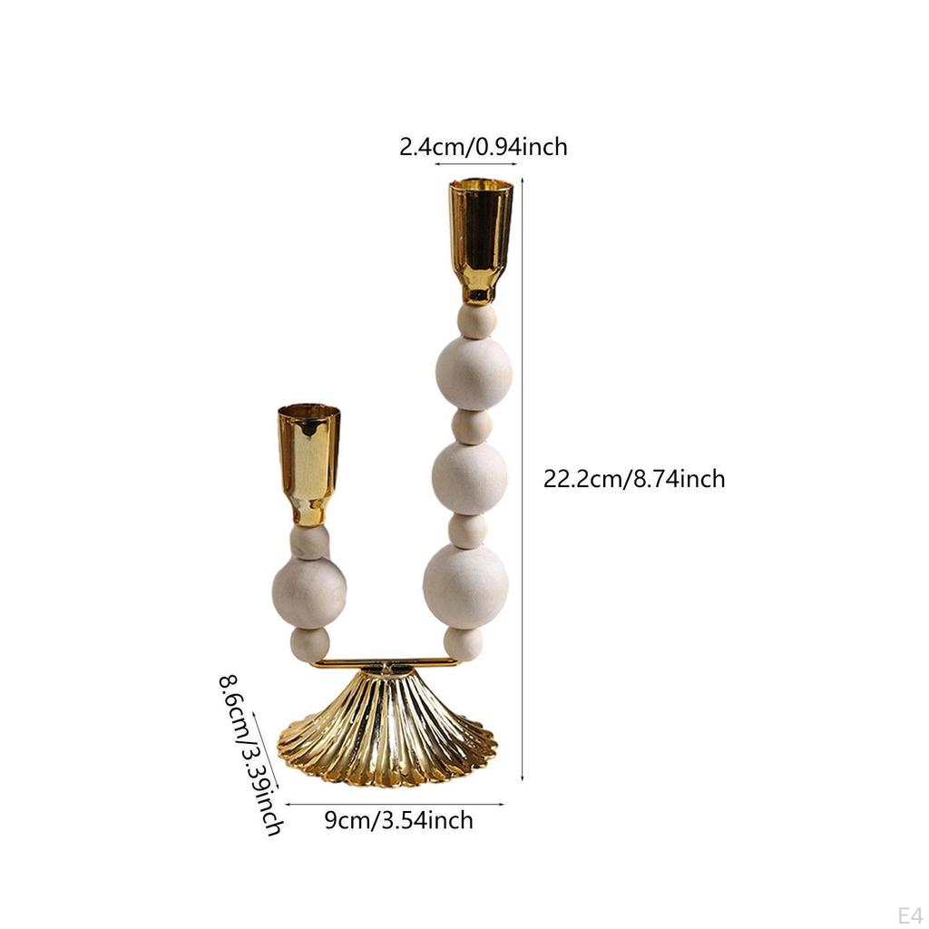 Hoher Säulenkerzenhalter Kerzenständer für Hochzeit Einweihung Abendessen Einzelkopf