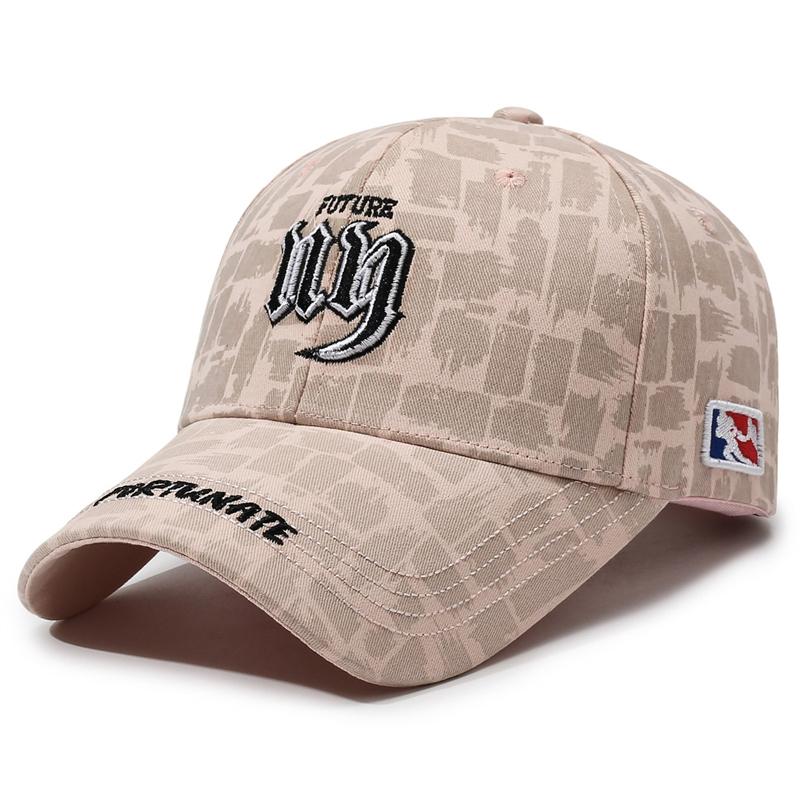 Letter Embroidery Baseball Cap for Unisex Sunshade Cap Outdoor Cap