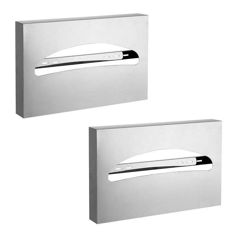 Stainless Steel Toilet Paper Holder with Seat Cover Dispenser