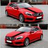 NEW Universal 5PCS Car Side Door Body Hood Rearview Mirror Decal Stripes Sticker Racing Decals