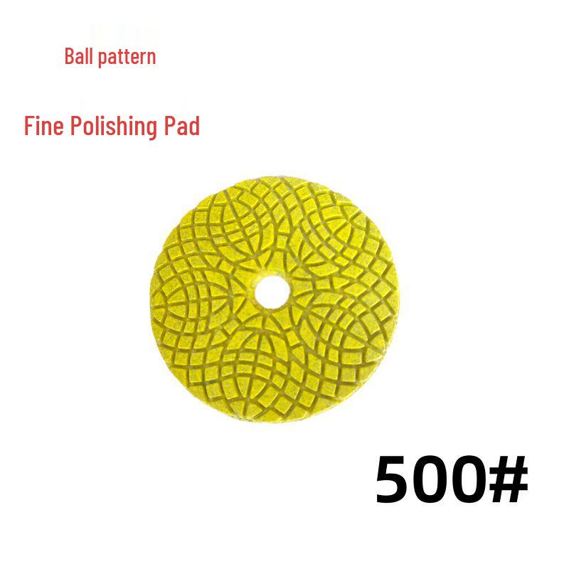 100mm Wet Marble Polishing Pads - Stone & Tile Renovation, Soft Water Buffing Pads, Granite Grinding Discs