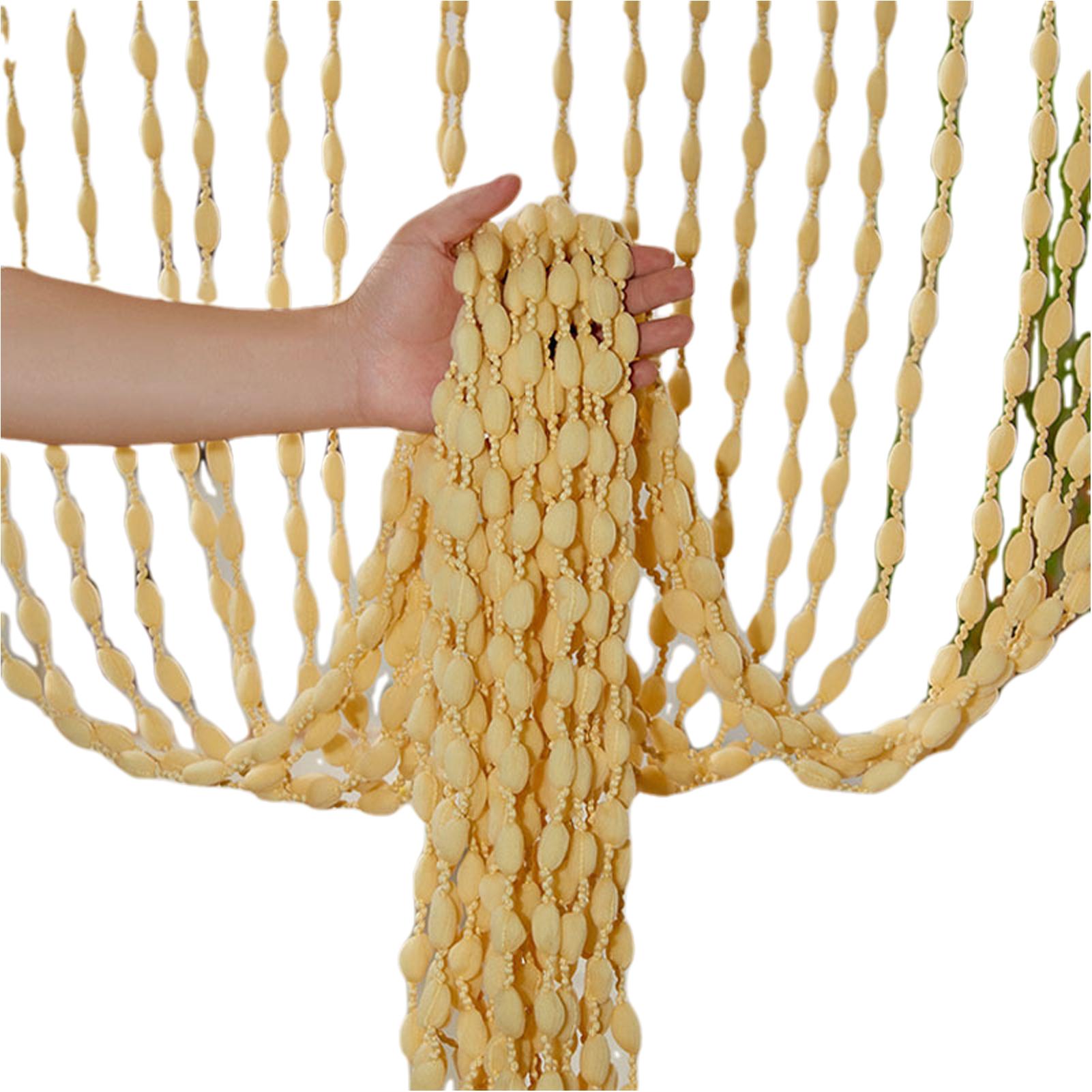 

Полиэстер Бохо Хиппи Подвесные Кисточки для Патио Ширма Деревянная Шторка из Бусин для Дверного Проема Шторы для Дверного Проема