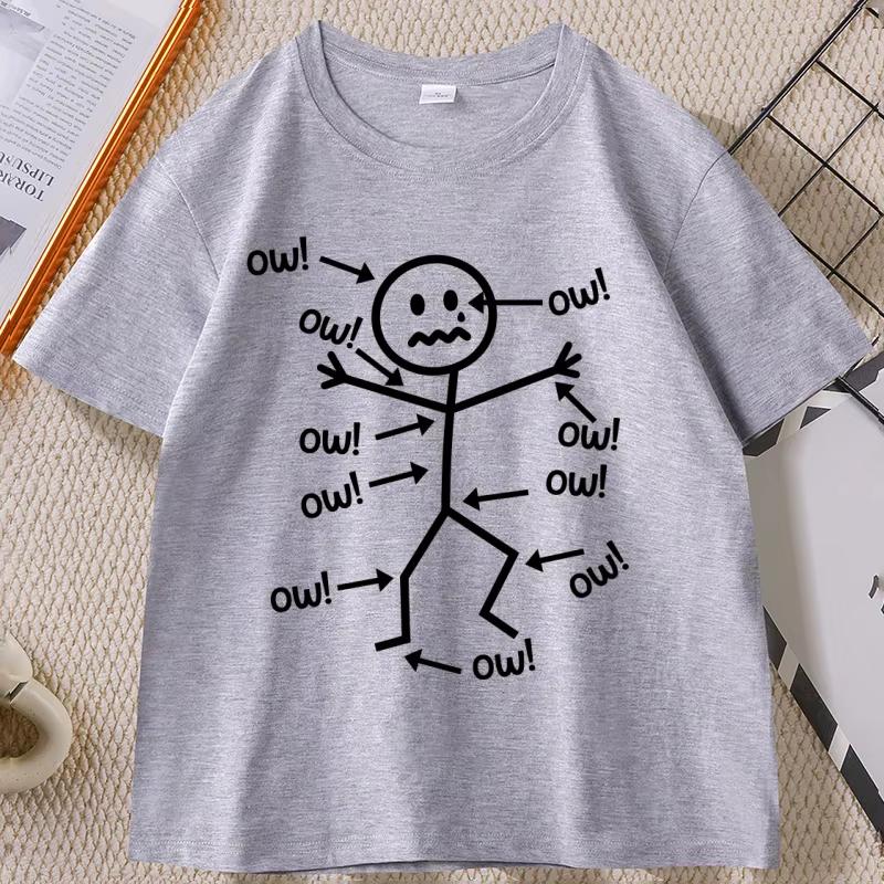 Funny Person Tshirt Satirically Pain Humorous Pattern Tshirt Unisexs And Unisexs Printed Pattern Tshirt Street Wear