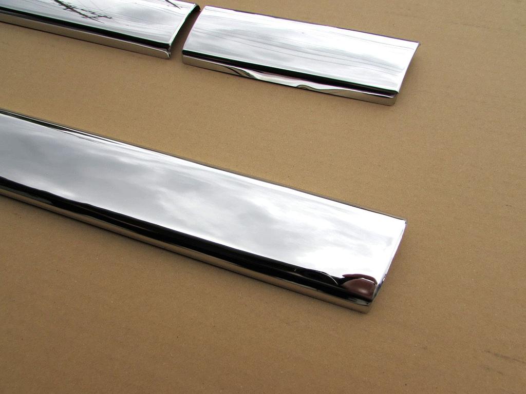 BRIGHTZ Finish Stainless Steel Plated Rocker Moulds for Jimny JB64W JB Ultra-Mirror (4-Piece Set) (SID-MOL-142) (JB64, B64, 64)