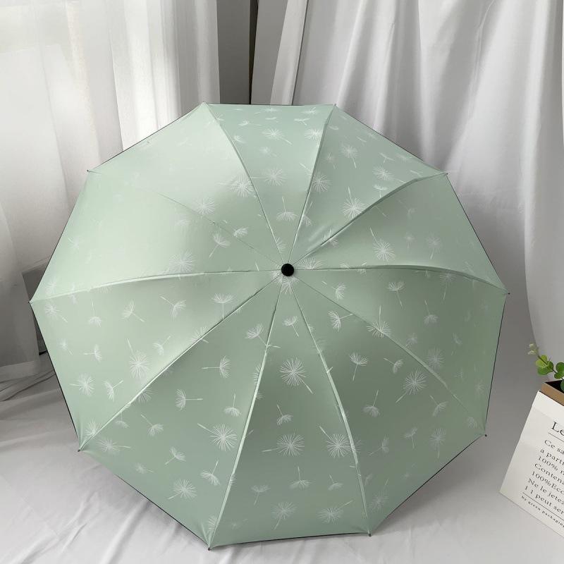 Nowy parasol studencki 10 kości Plus mały świeży winylowy krem ​​do opalania parasol przeciwsłoneczny parasol słoneczny deszcz podwójnego zastosowania modele męskie i damskie