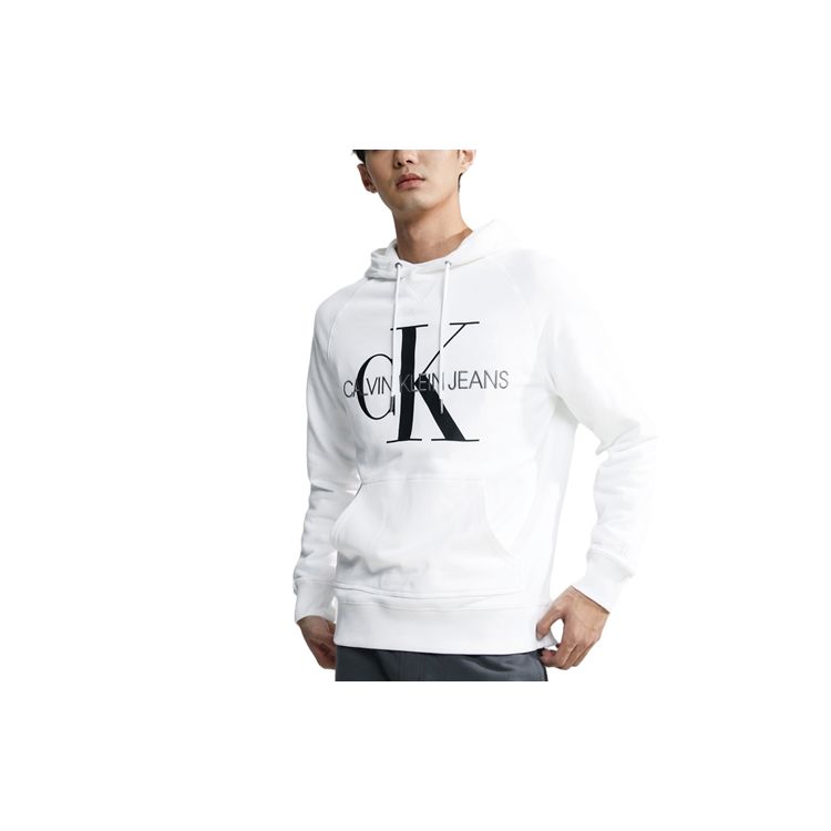 

Calvin Klein Мужские топы с капюшоном с вышитым логотипом и длинным рукавом, белые J318041-YAF