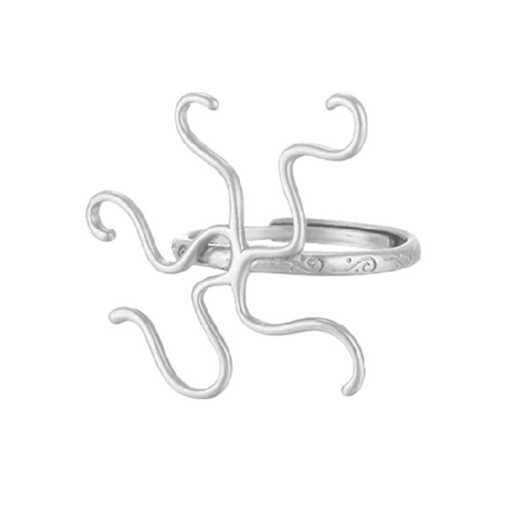 Women Opening Blank Rings Base Bracket Tray DIY Setting Jewelry Findings Making