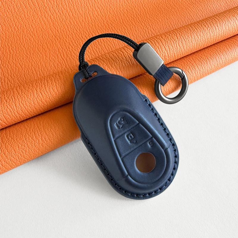 Genuine Leather Key Cover for New Mercedes C200L GLC260L A180L E300L
