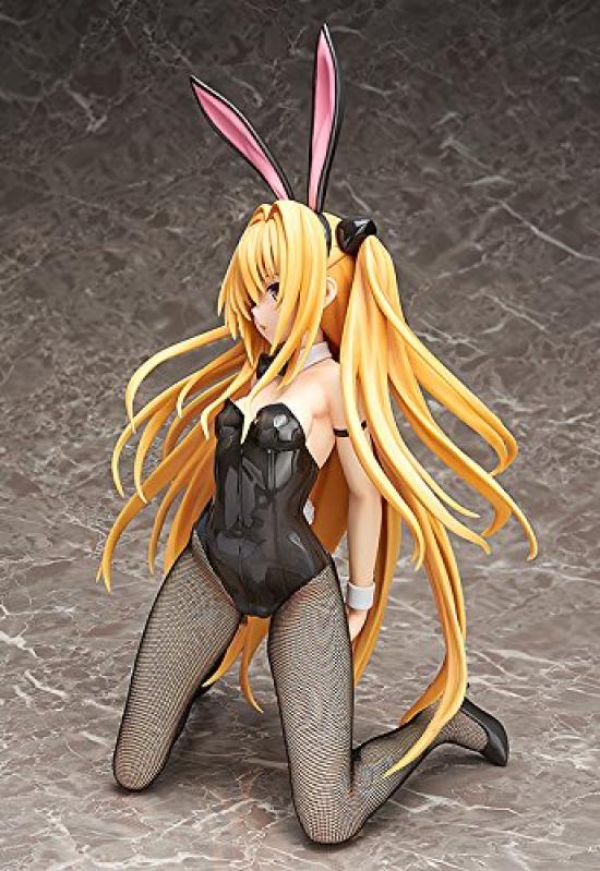To LOVEru Darkness Golden Darkness Bunny Scale PVC Painted Complete Figure -Trouble- Ver. 1/4