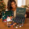 Days Christmas Advent Calendar - Gemstone Punch Box with 3D Design for Kids and Adults
