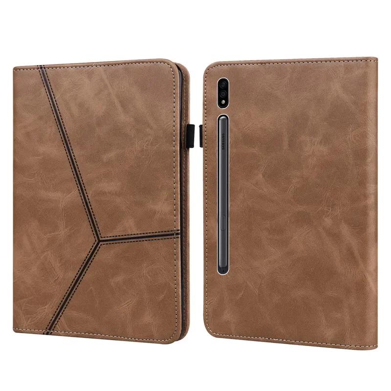 For Samsung Tab S7 Fe Case Fashion Wallet Stand PU Leather Cover for Tab S9 FE Case for Samsung Tab S9 FE Plus S8 S10 Plus 12.4"