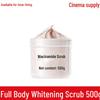 Niacinamide Body Scrub: Tender & White Full-Body Exfoliator for Chicken Skin, Hand Scrub, Large Clinic-Use Bottle.