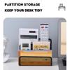 Three-layer Desk Office File Holder Multifunctional Mesh Desk Organizer  Business Card File