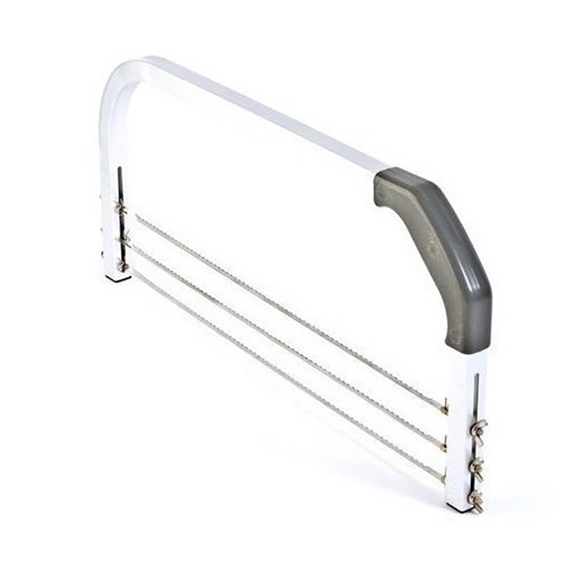 Adjustable Cake Leveler Stainless Steel Cake Cut Slicer 3Blades Cut Saw Diy Butter Bread Divider Pastry Knife Baking Supplies