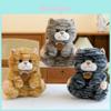 Charming Cat Plush Toy With Soft Pp Cotton Filling Available In Multiple Colors And Sizes